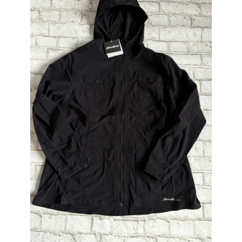 Eddie Bauer Travex Atlas 2.0 Women's Jacket 4 Pockets Black Size XXL NWT